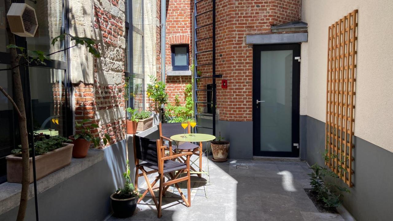 Apartamento Duplex In Historical Centre With Private Courtyard Amberes Exterior foto
